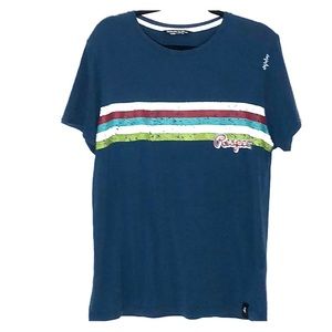 Chillaz Blue Respect Tee Large